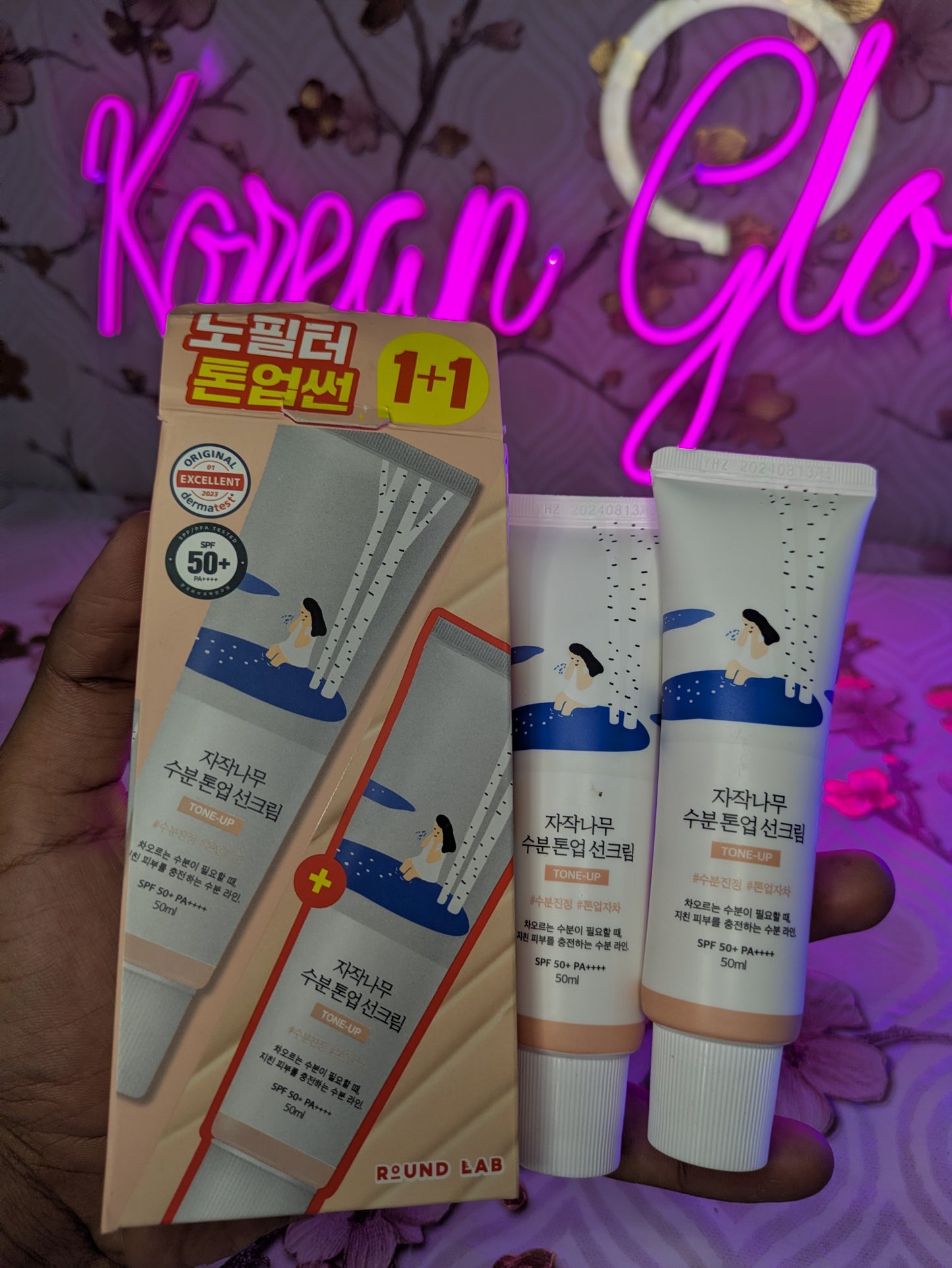 ROUND LAB Birch Juice Moisturizing Tone-Up Sunscreen