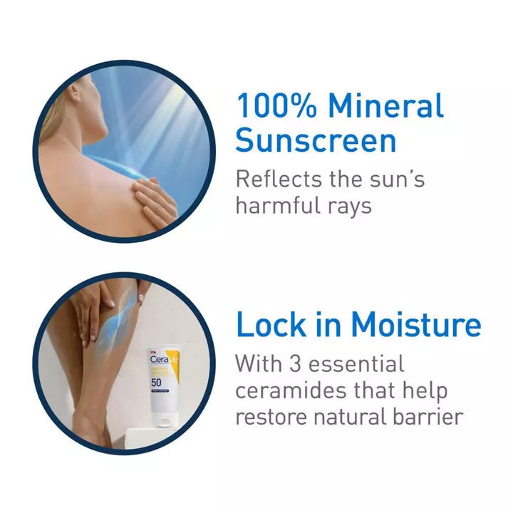 Cerave Hydrating Mineral sunscreen. 75 ml