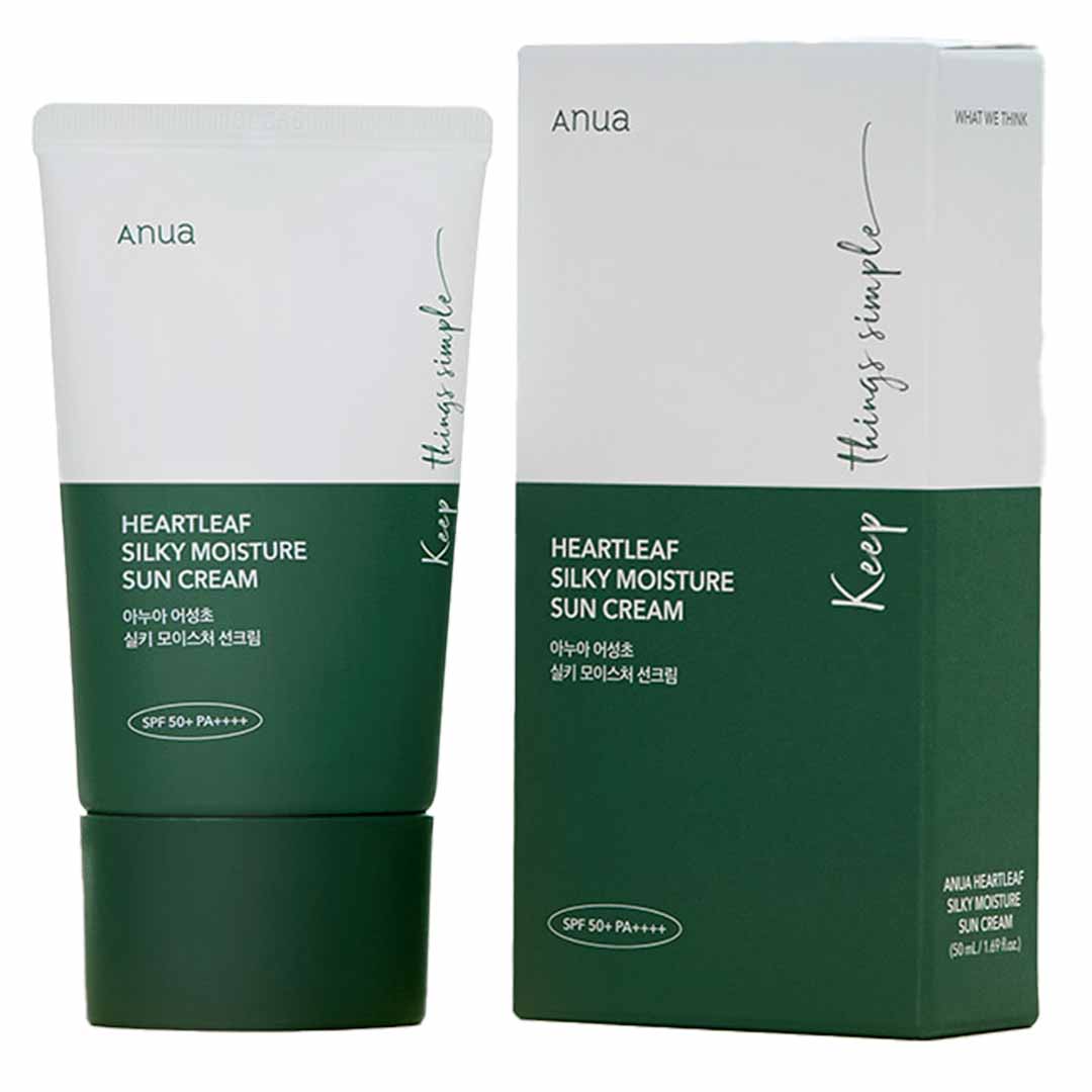 Anua Heartleaf Silky Moisture Sun Cream SPF 50+ PA++++