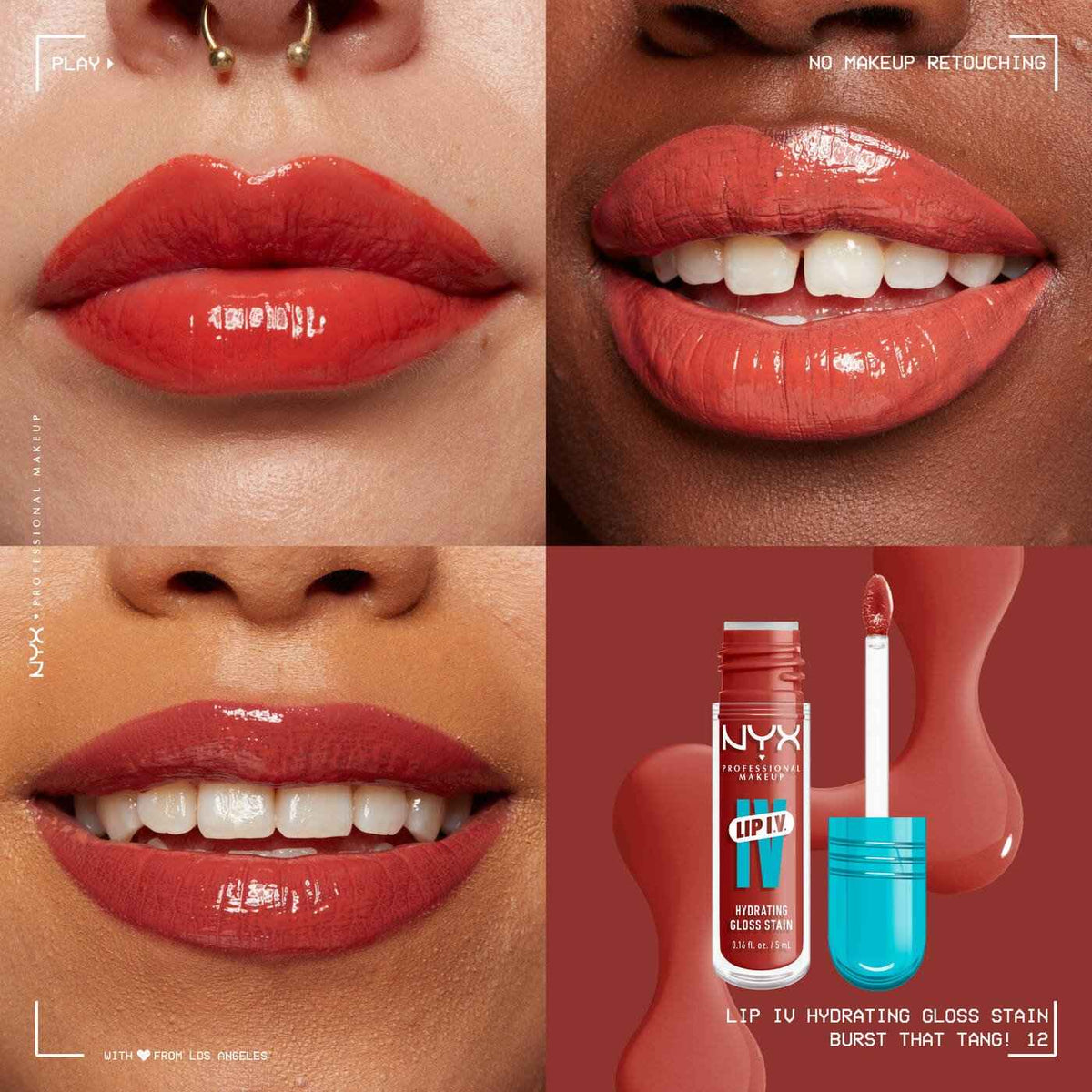 nyx Lip I.V. Hydrating Lip Gloss Stain