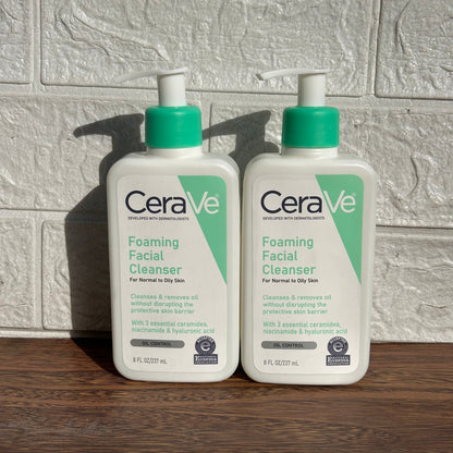 CeraVe Foaming facial  Cleanser-355 ml (Big Size)