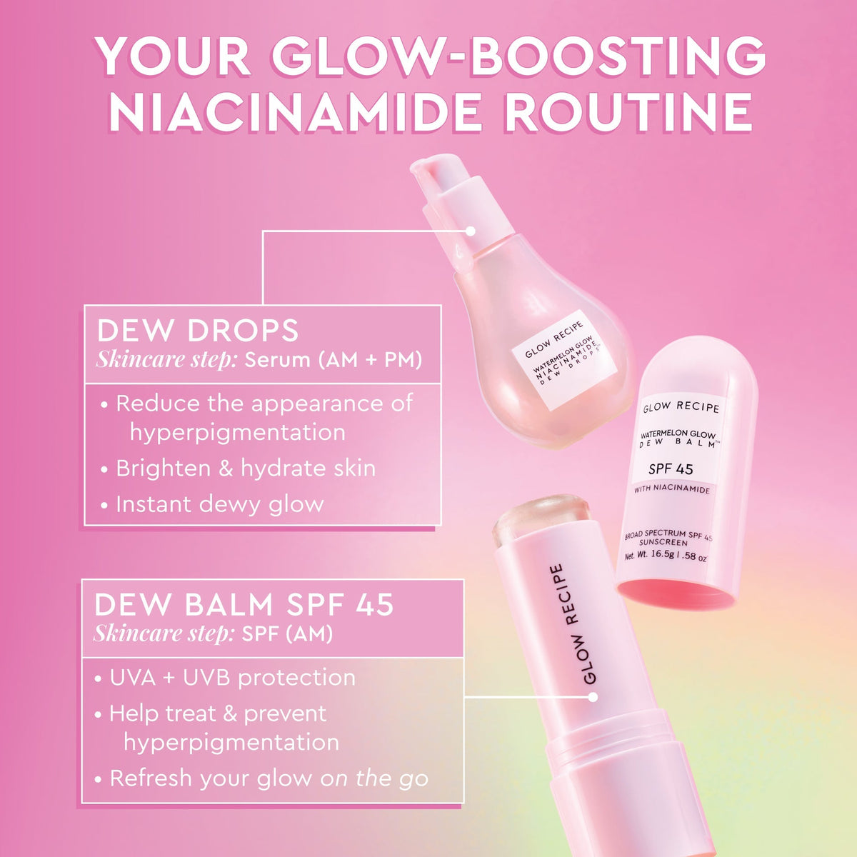 Watermelon Glow Niacinamide Dew Balm SPF 45