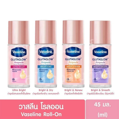 Vaseline ORANGE Roll On Glutaglow Bright & Renew 48h Ampoule Deodorant 45ml