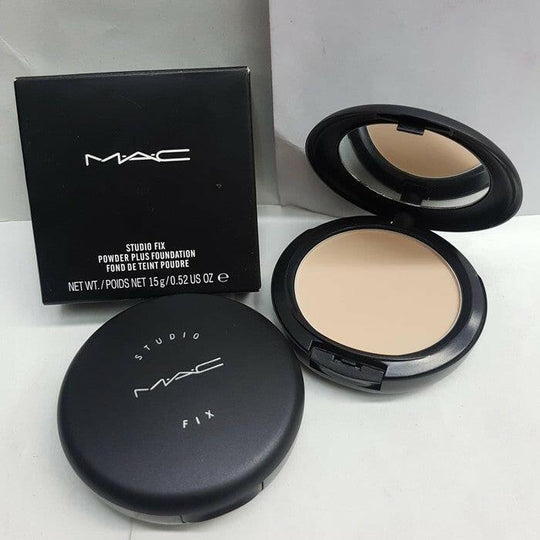 MAC STUDIO FIX POWDER PLUS FOUNDATION+lipstick gift