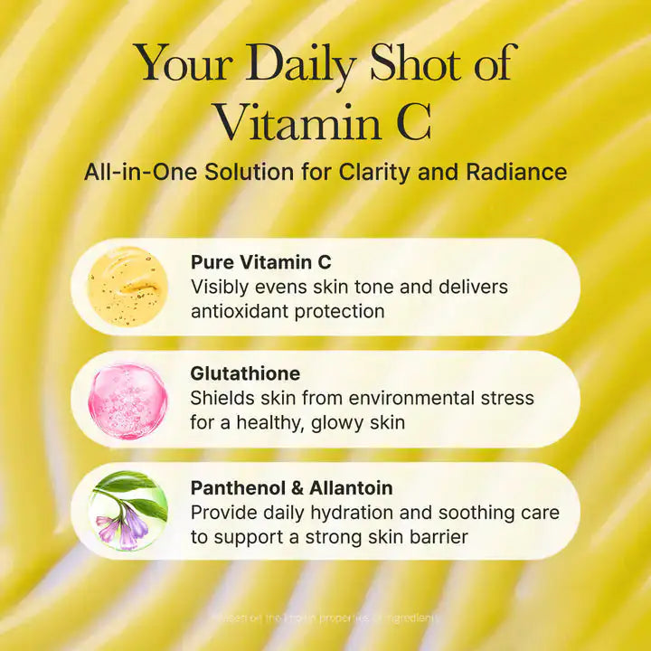 Arencia Vitamin C Booster Shot - 30ml for Bright, Healthy Skin Glow