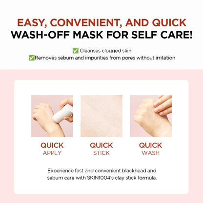 SKIN1004 Madagascar Centella Poremizing Quick Clay Stick Mask 27g Expiry 09 - 2027